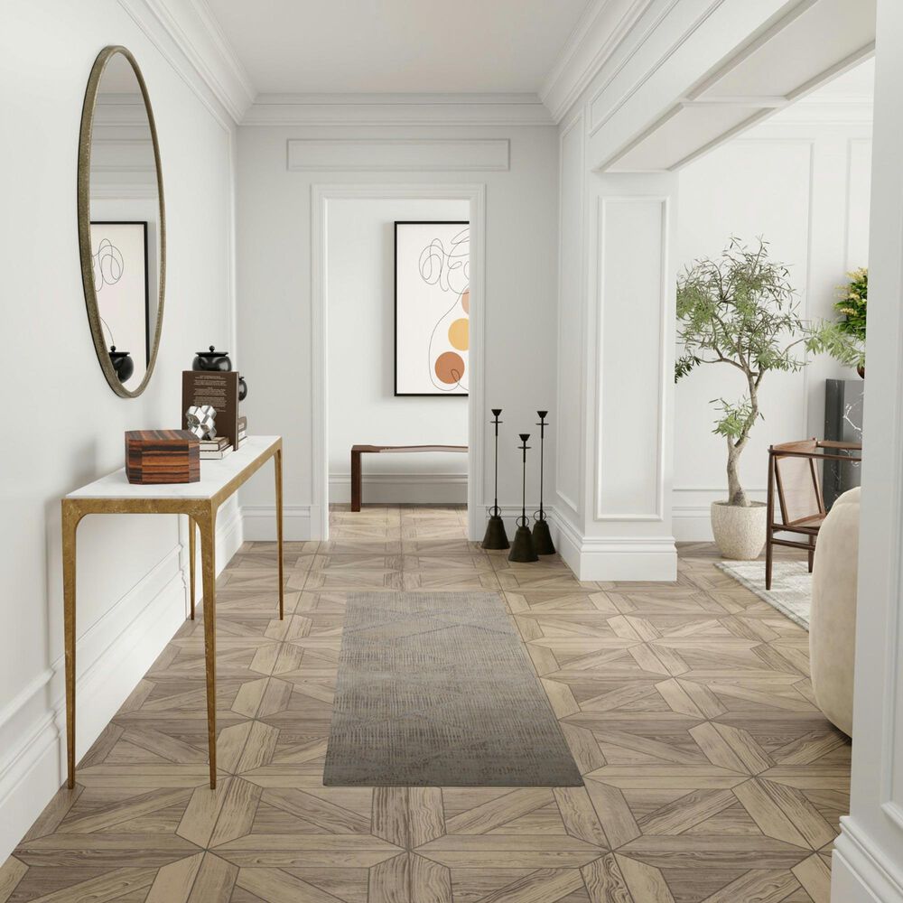 Nourison Sparkle ILI03 Grey 2'3" x 7'6" Runner, , large