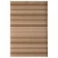 Central Oriental Santorini Large Stripe 5"3" x 7"7" Earth Area Rug, , large