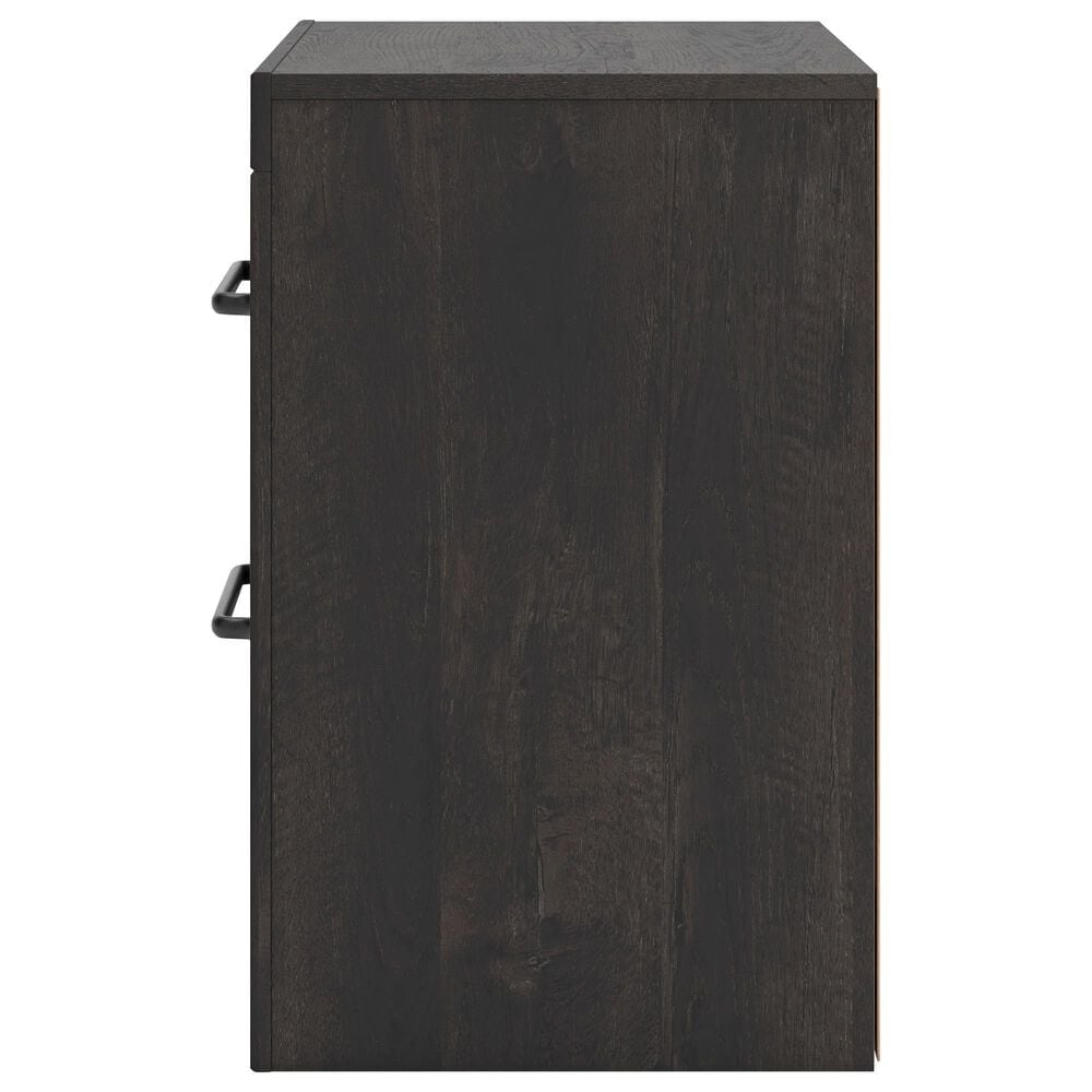 Ashley Hollivern 2-Drawer Nightstand in Dark Gray, , large
