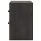 Ashley Hollivern 2-Drawer Nightstand in Dark Gray, , large