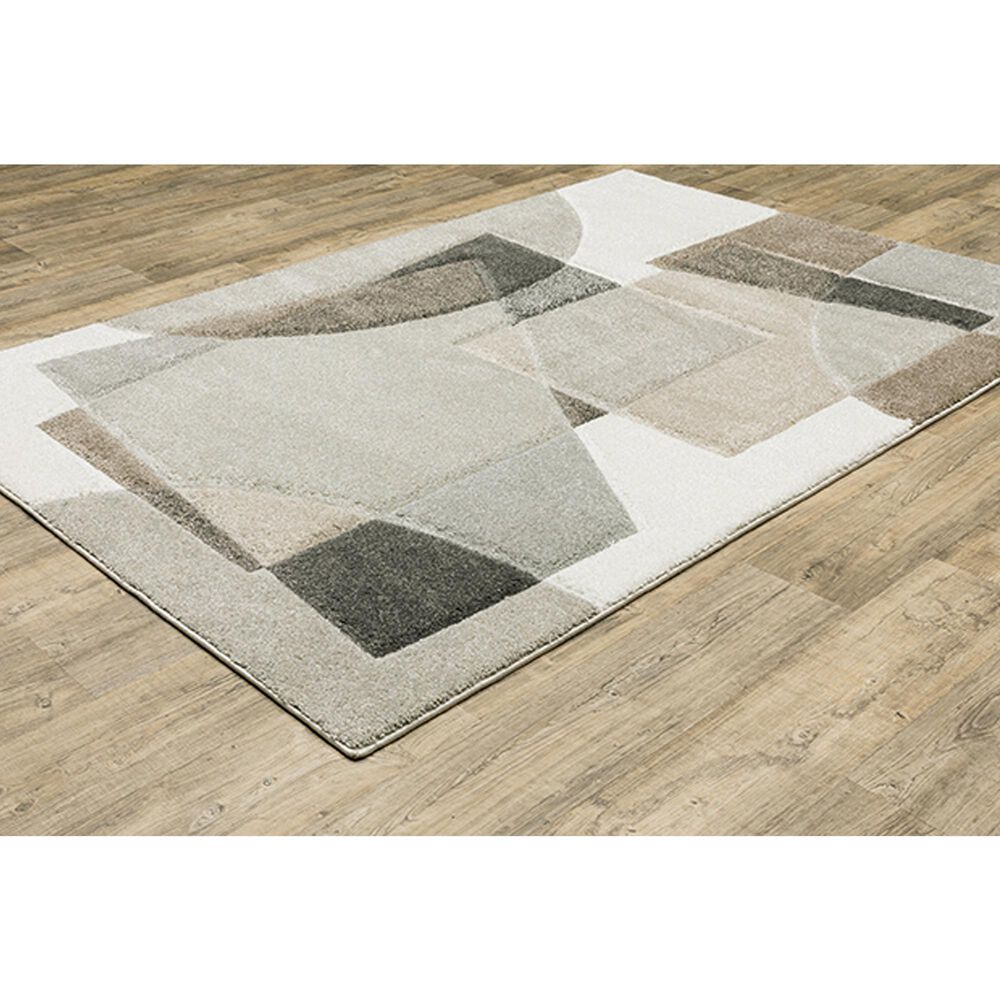 Oriental Weavers Cambria Geo Glass 7&#39;10&quot; x 10&#39;10&quot; Beige Area Rug, , large