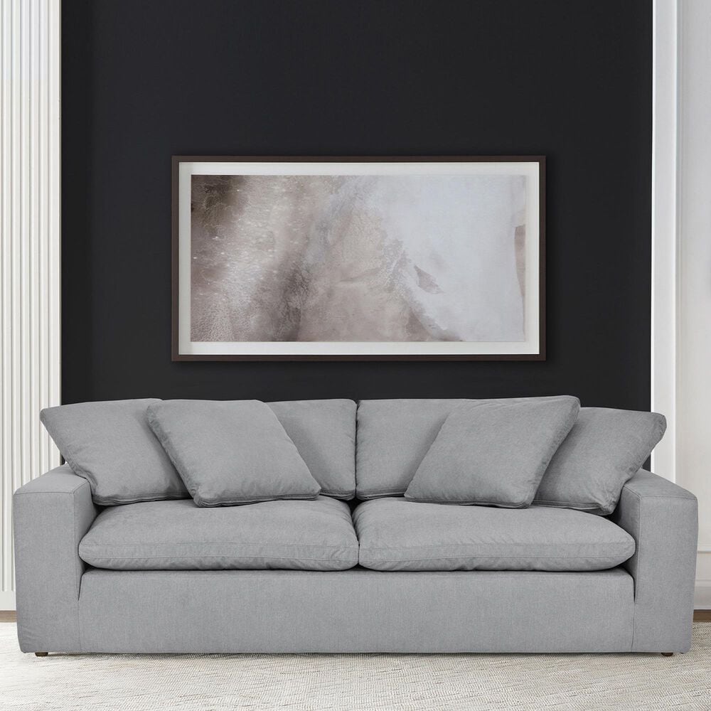 Blue River Liberty Stationary Sofa in Slate Gray, , large
