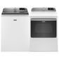 Maytag 4.7 Cu. Ft. Top Load Washer and 7.4 Cu. Ft. Electric Dryer with WiFi Laundry Pair in White, , large