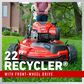Toro 22" Smartstow Recycler Self-Propel Gas Lawn Mower, , large