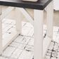 Ashley Dorrinson 3-Piece Table Set in Gray and Antiqued White, , large