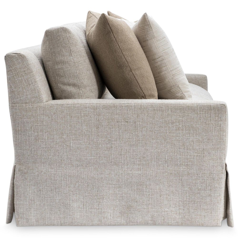 Bernhardt Sutton Stationary Sofa in Beige and Tan, , large