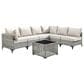 HOMLUX 7-Piece Patio Conversation Set in Beige, , large