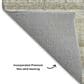 Dalyn Rug Company Trevi TV19 10" x 14" Taupe Area Rug, , large