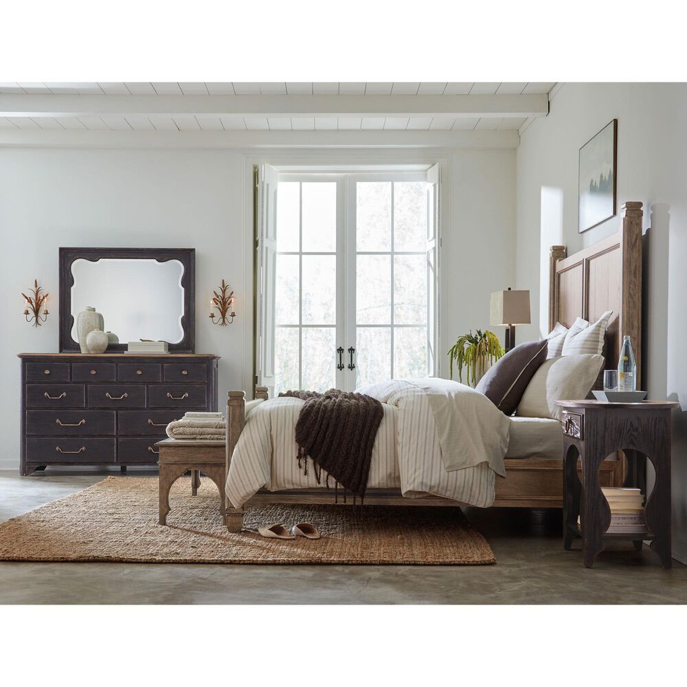 Hooker Furniture Americana Landscape Mirror in Molasses, , large