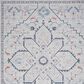 Nourison Machine Washable Series 1 2" x 6" Ivory Blue Runner, , large