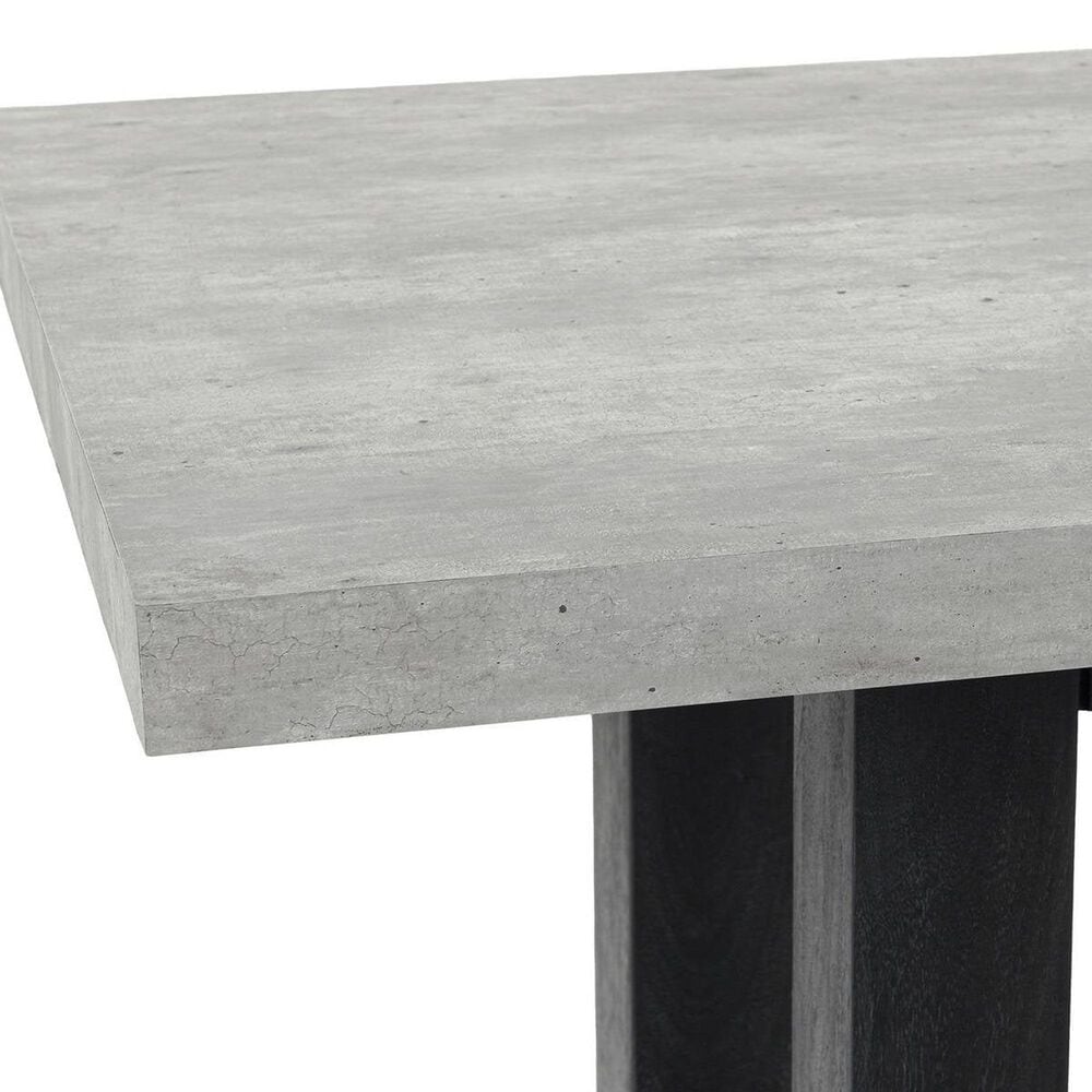 Classic Home Ojai Counter Height Table in Antique Gray and Black - Table Only, , large