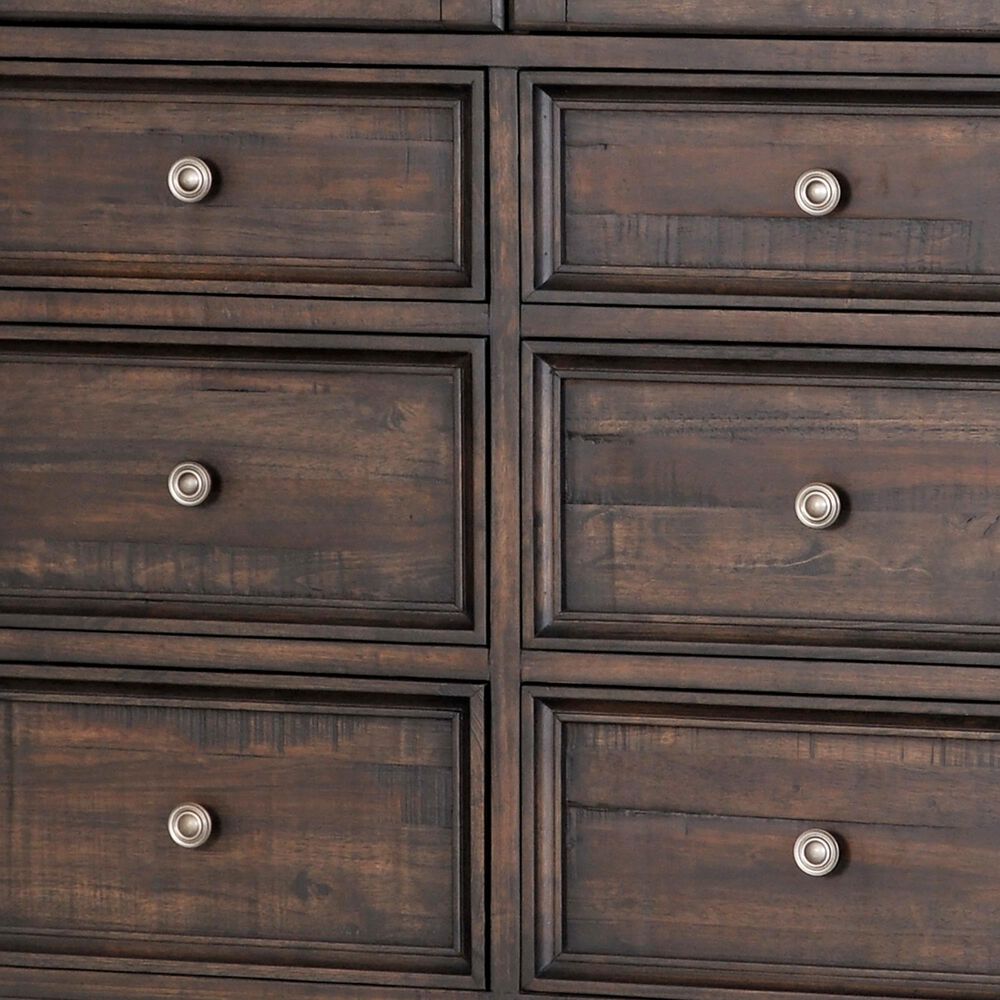 Napa Furniture Design Grand Louie 6 Drawer and 2 Door Chest in Ebony and Wheat, , large