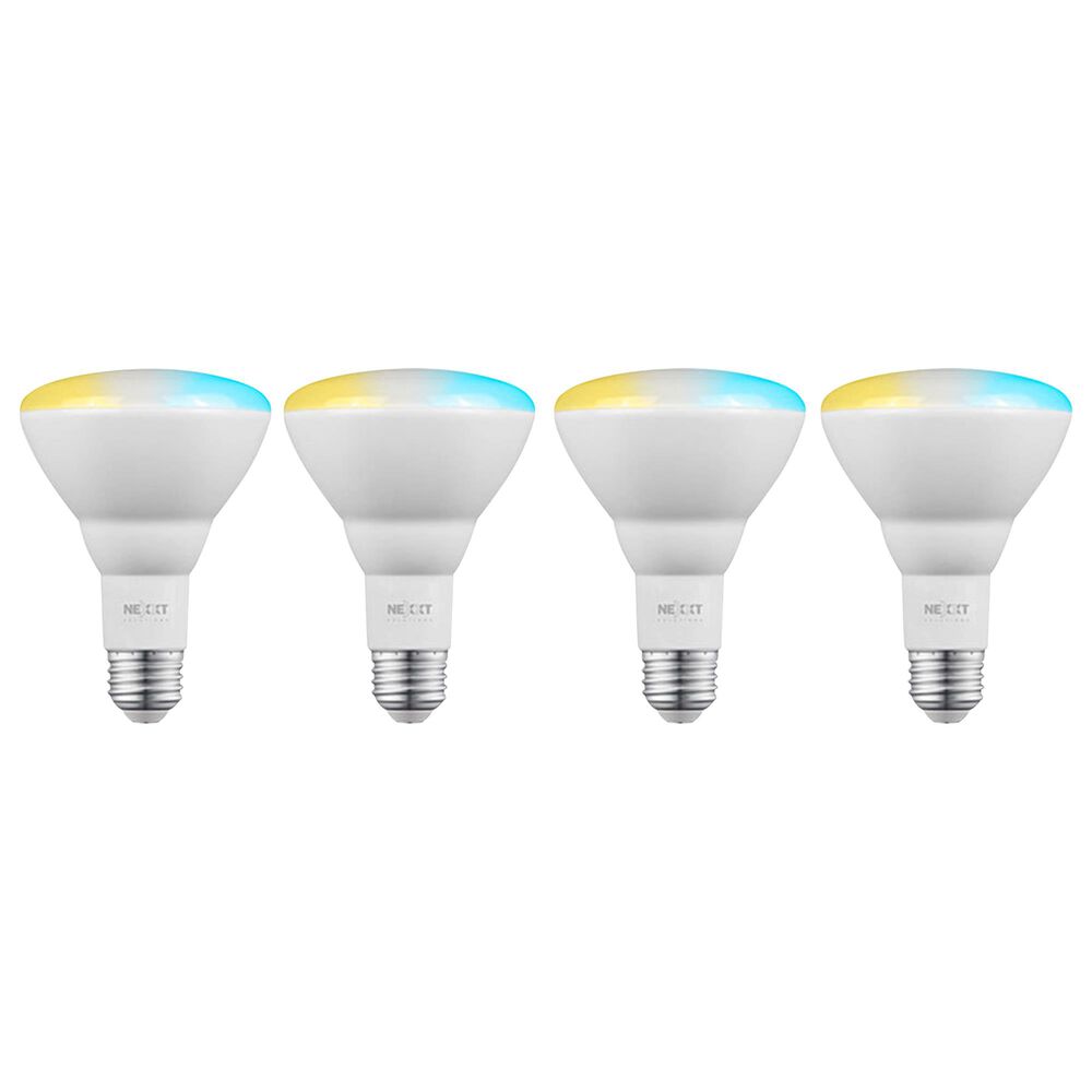 Nexxt BR30/E26 4-Pack Smart Wifi Floodlamp Bulb in White, , large