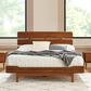Natural Bamboo Furnishings Queen Platform Bed in Amber, , large
