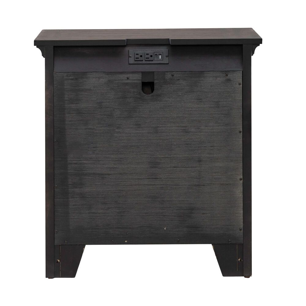 Belle Furnishings Paradise Valley Upholstered Bed and 2 Nightstands in Saddle Brown, , large