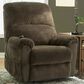 Signature Design by Ashley Shadowboxer Power Lift Recliner in Chocolate, , large