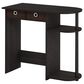 HOMLUX 32" Computer Desk with Two Drawers in Espresso and Black, , large