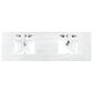 James Martin Vanities Emmeline 72" Double Bathroom Vanity in Pebble Oak with 3 cm Arctic Fall Solid Surface Top and Rectangular Sinks, , large