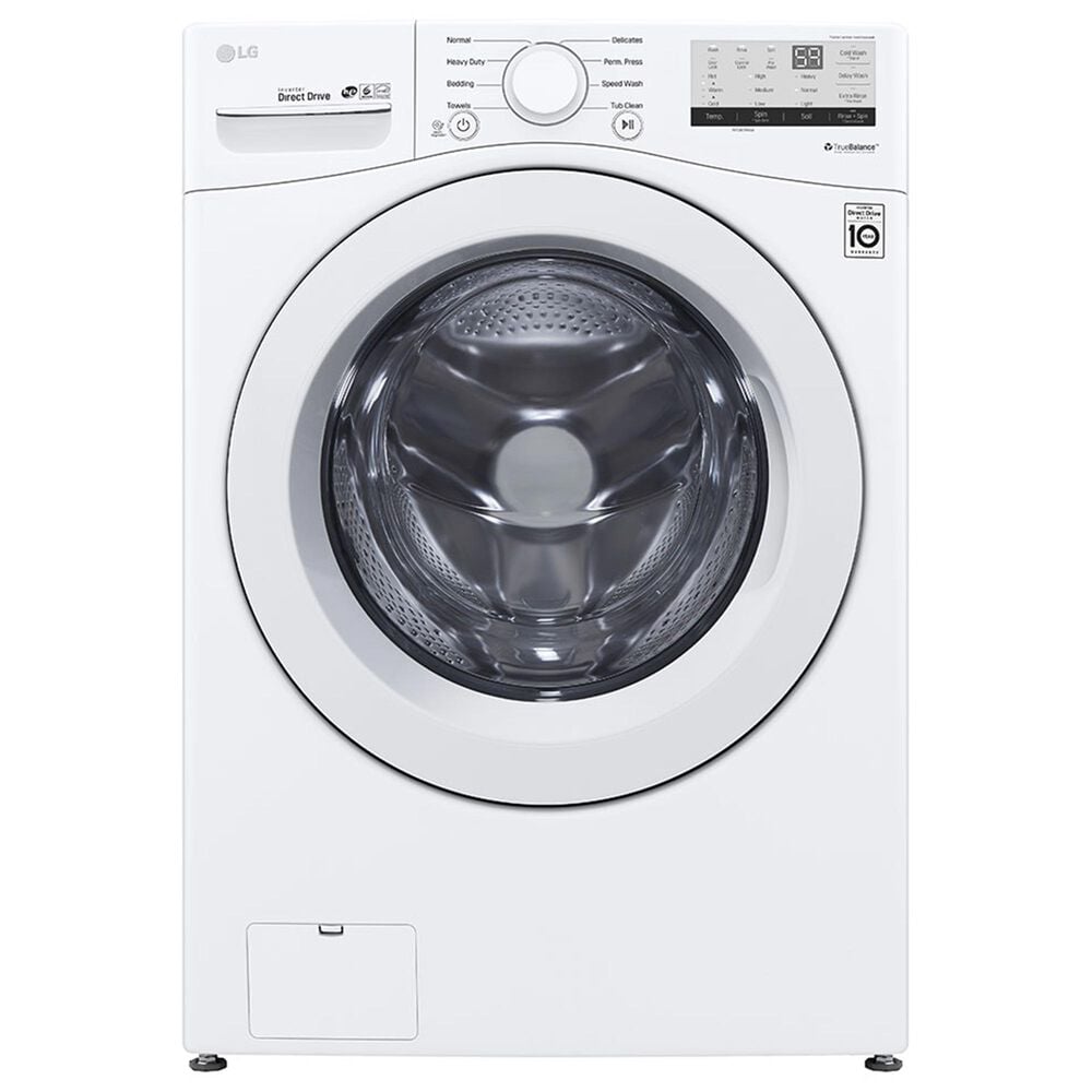 LG 4.5 Cu. Ft. Ultra Large Front Load Washer in White