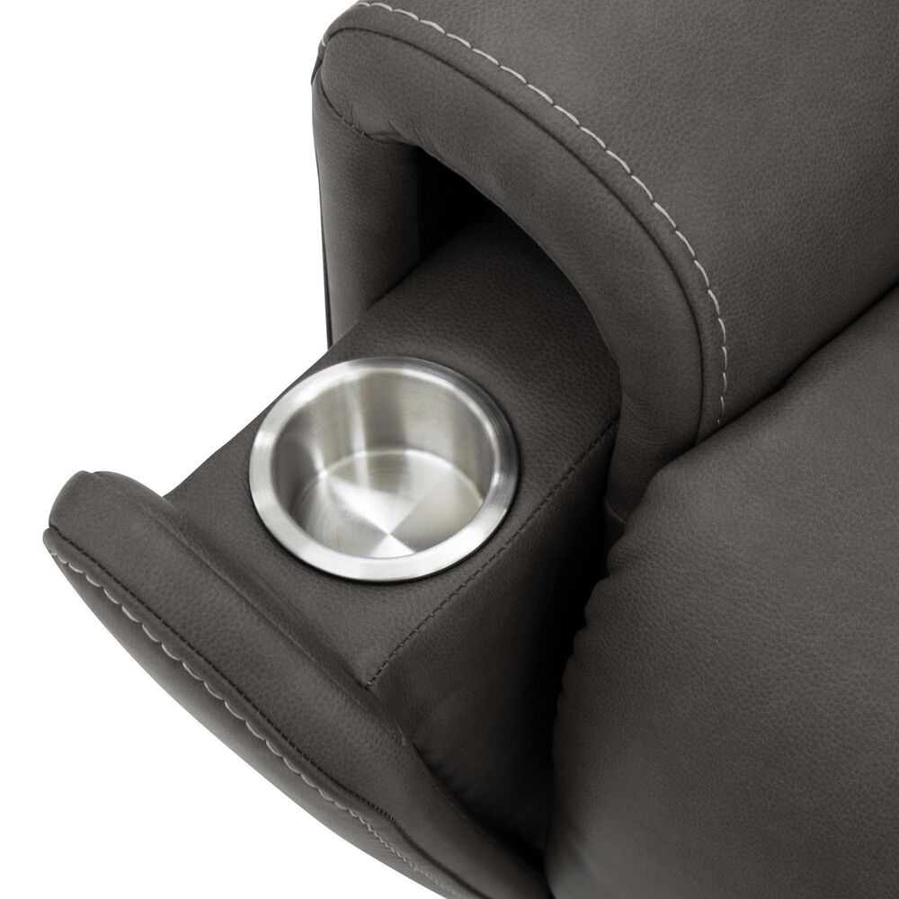 Flexsteel Carter Power Rocking Recliner in Smoke, , large