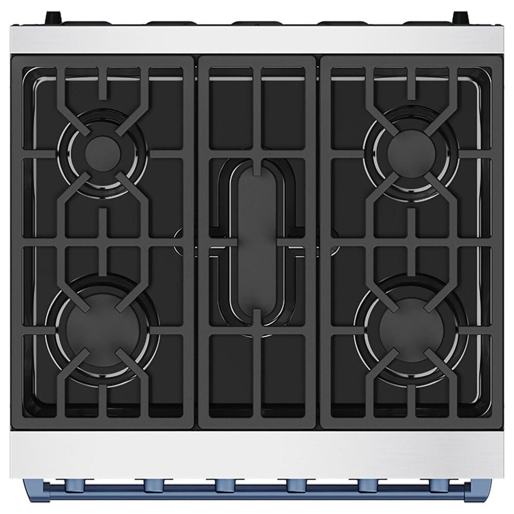 Thor Kitchen Gordon Ramsay 4.6 Cu. Ft. Professional Liquid Propane Range with Blue Handle Kit in Stainless Steel, , large