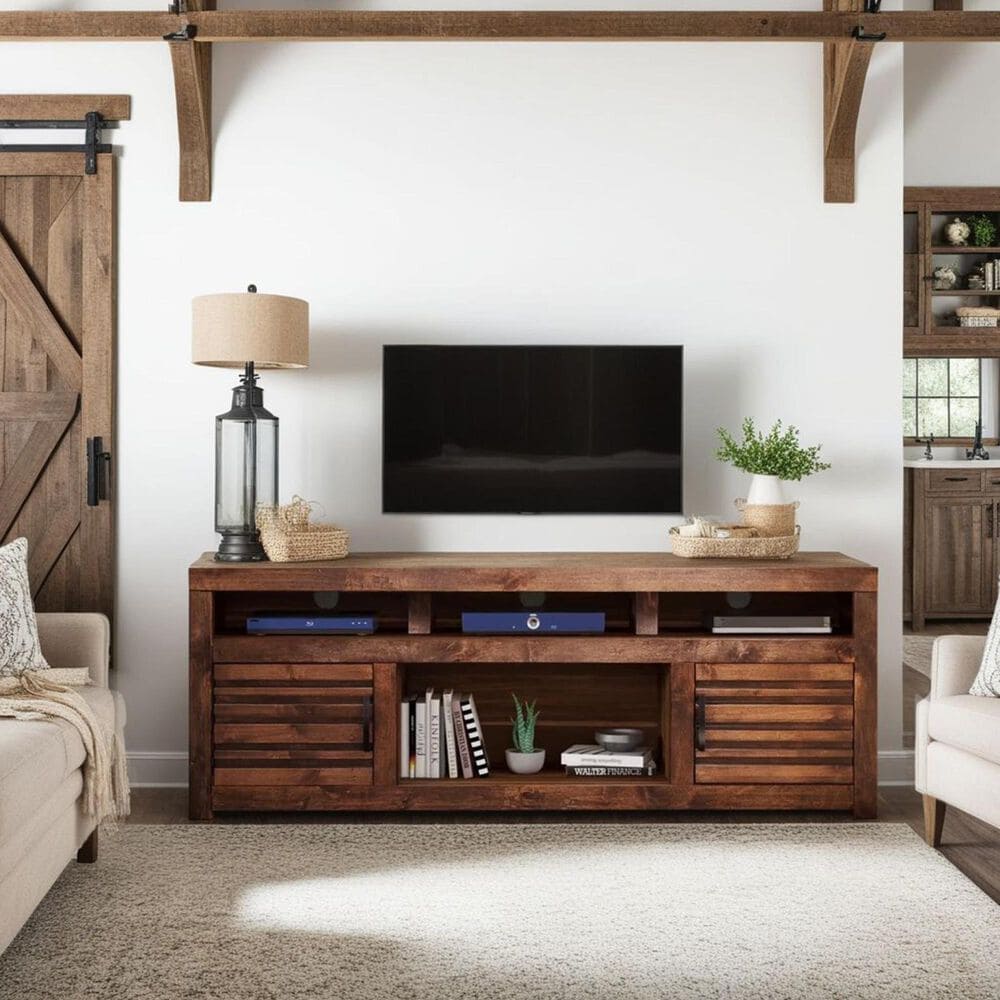 Legends Home Sausalito 72" TV Console in Whiskey, , large