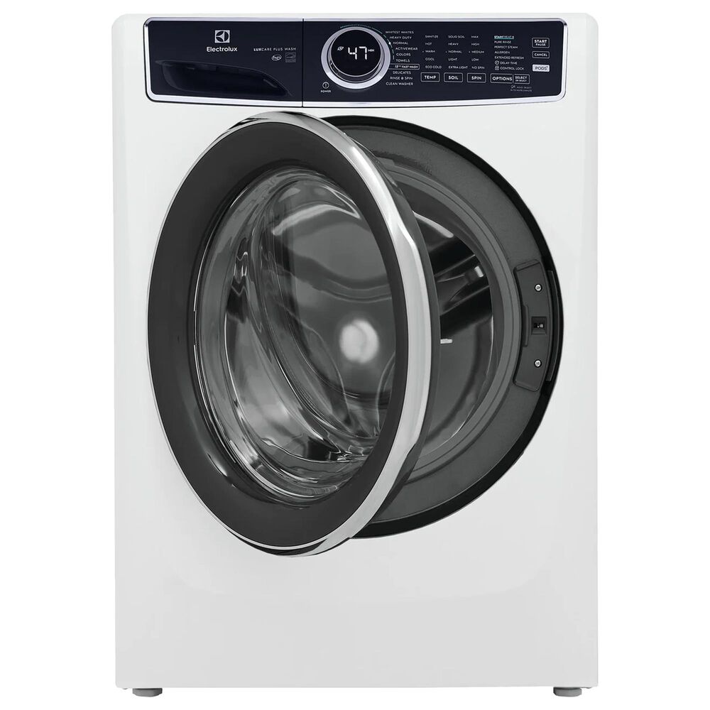 Electrolux 4.5 Cu. Ft. Front Load Washer and 8 Cu. Ft. Electric Dryer Laundry Pair in White, , large