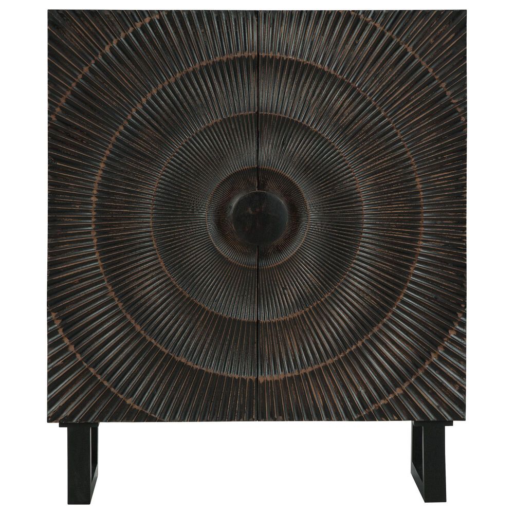 Ashley Fosterman Accent Cabinet in Distressed Black, , large