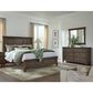Riva Ridge Oxford 3 Piece California King Panel Storage Bedroom Set in Cocoa with USB Ports, , large