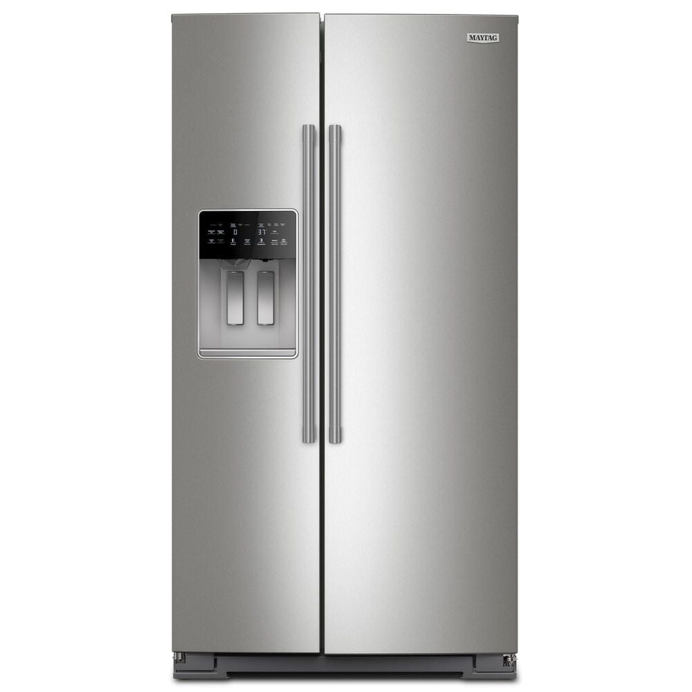 Maytag 20.8 Cu. Ft. Side-by-Side Refrigerator in Stainless Steel, , large