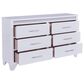 Ashley Jarlee 6-Drawer Dresser Only in White, , large