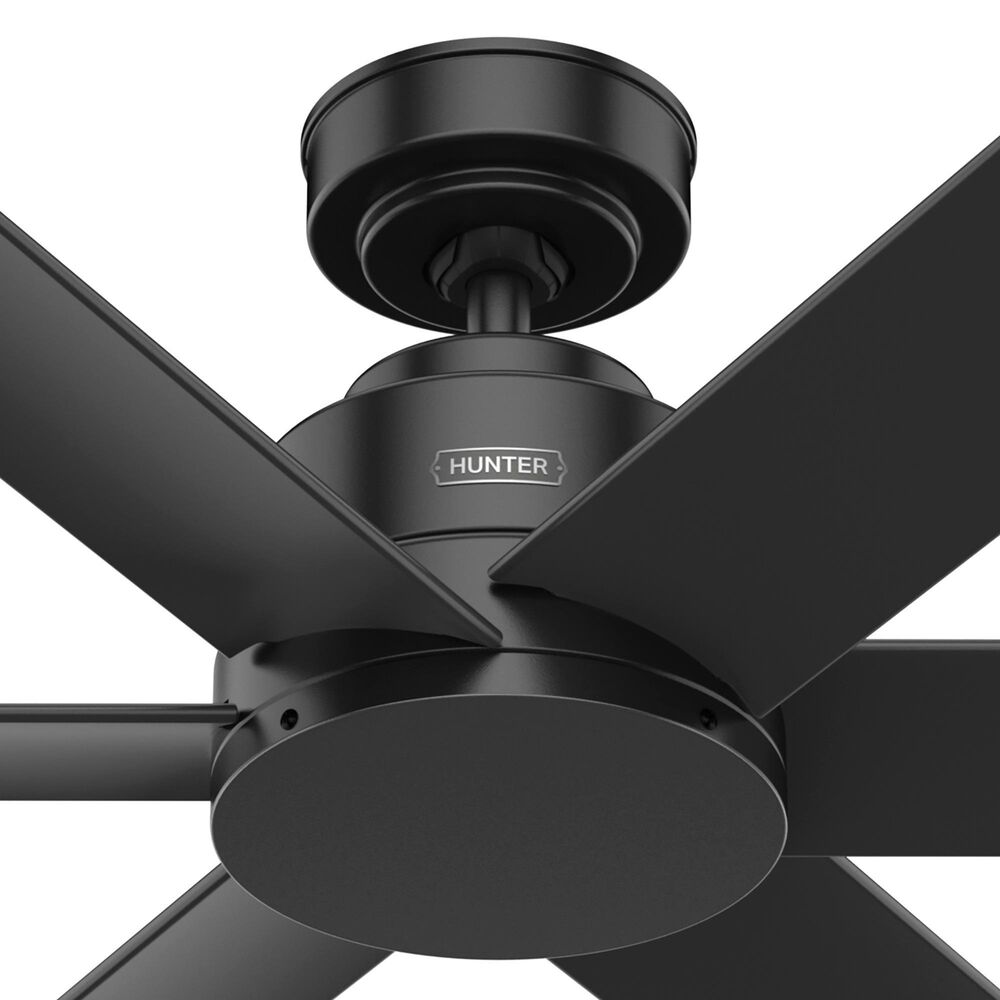 Hunter Kennicott 52&quot; Outdoor Ceiling Fan in Matte Black, , large