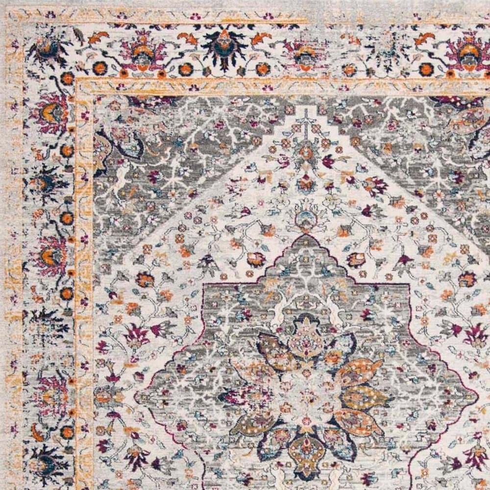 Safavieh Evoke EVK288A 3&#39; x 5&#39; Ivory and Grey Area Rug, , large