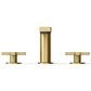 Kohler Composed Widespread Bathroom Sink Faucet with Cross handles in Vibrant Brushed Moderne Brass, , large