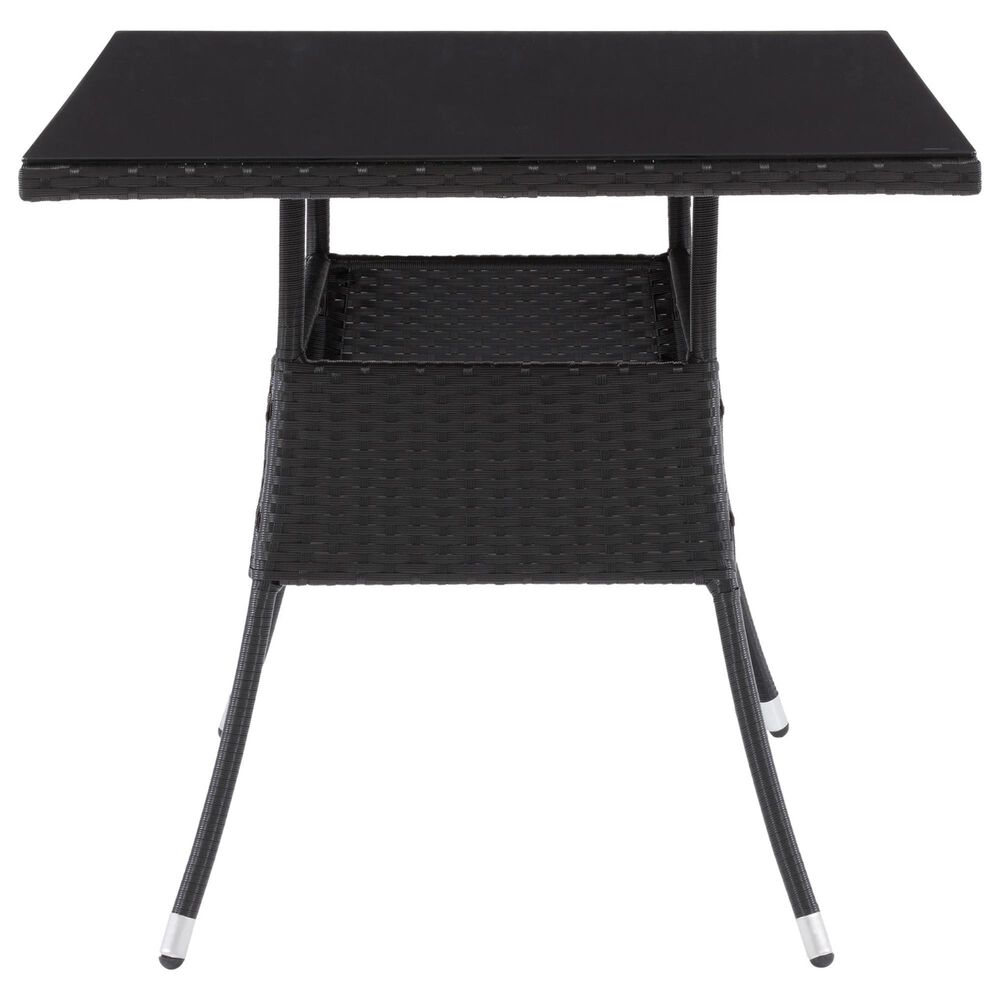 CorLiving Parksville 5-Piece Patio Dining Set in Black/Ash Gray, , large