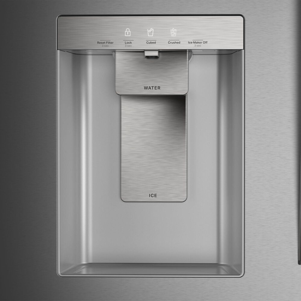 Whirlpool 29 Cu. Ft. French Door Refrigerator with Reach Through Handles in Fingerprint-Resistant Stainless Steel, , large