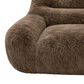 Hearth and Haven Stationary Sofa in Dark Brown, , large