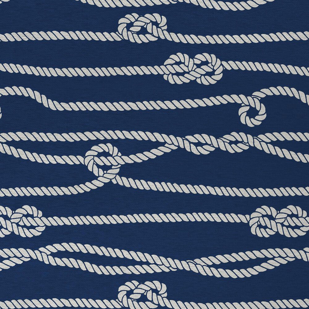 Dalyn Rug Company Harbor Contemporary 2&#39;3&quot; x 7&#39;6&quot; Navy Indoor/Outdoor Runner, , large