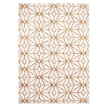 Drew and Jonathan Home Artisan Celeste 91680-10037 9"6" x 12"11" Brushed Gold Area Rug, , large