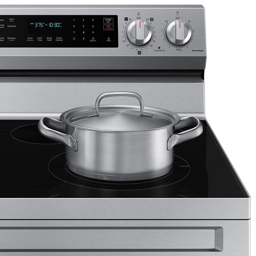 Samsung 6.3 Cu. Ft. Smart Freestanding Electric Range in Fingerprint Resistant Stainless Steel, , large