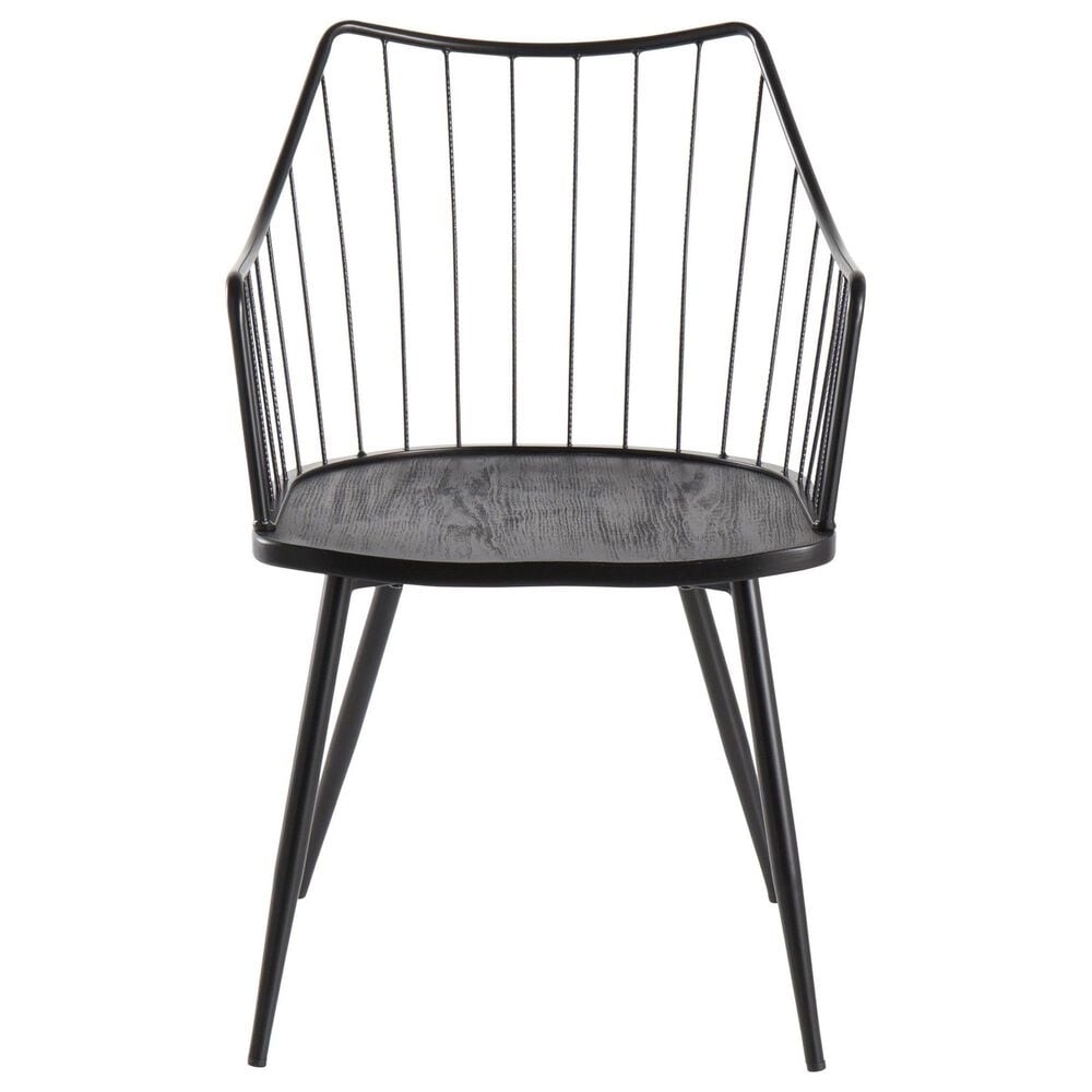 Lumisource Winston Arm Chair in Black, , large
