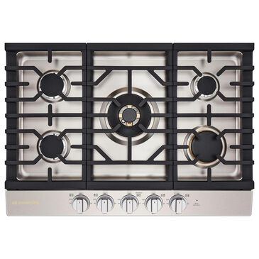 LG Studio Signature 30" Gas Cooktop with EasyClean and UltraHeat in Stainless Steel, , large