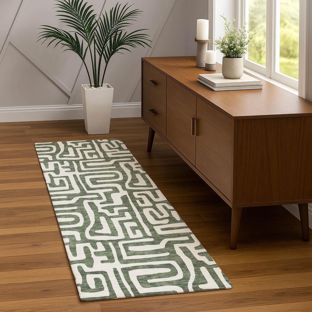 Dalyn Rug Company The Reserve TR1 Basil 2&#39;3&quot; x 7&#39;6&quot; Indoor/Outdoor Runner, , large