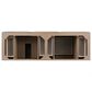 James Martin Vanities Portland 72" Double Bathroom Vanity in Whitewashed Walnut with 3 cm Lime Delight Quartz Top and Rectangular Sinks, , large