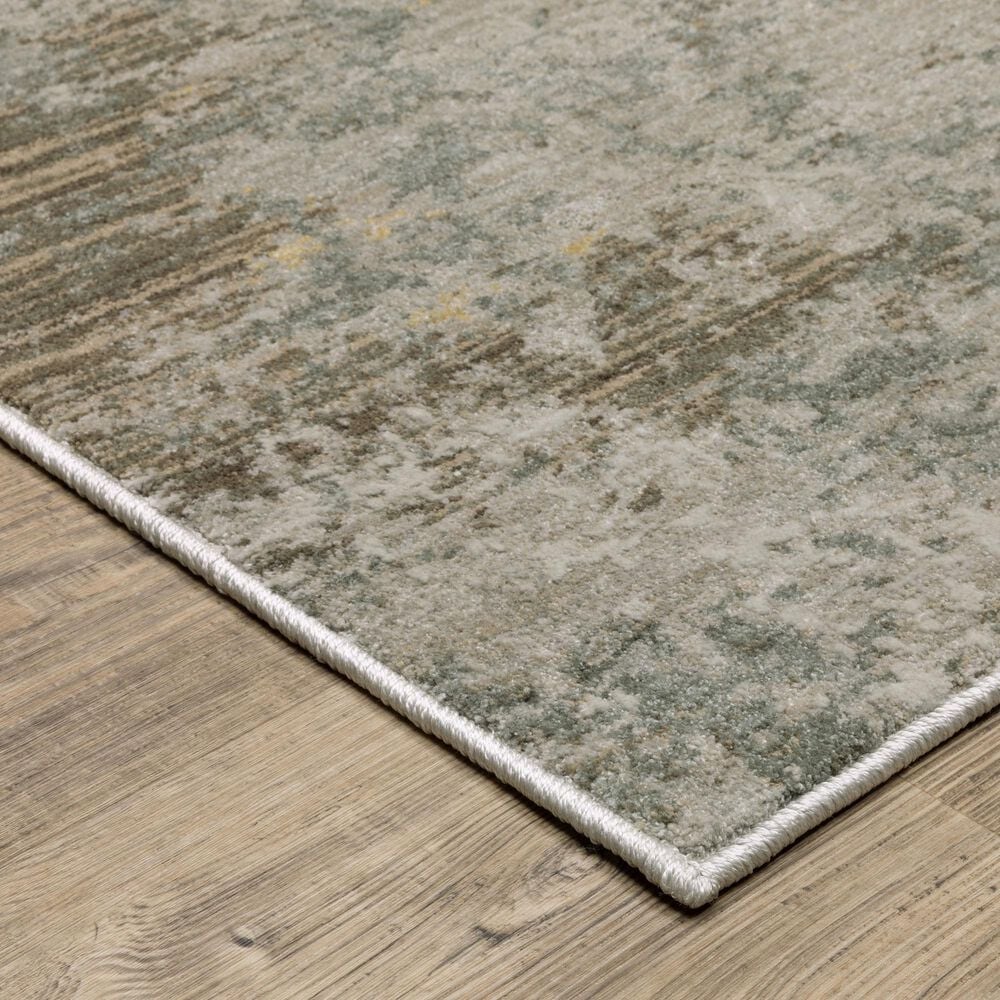 Oriental Weavers Mallory Beige and Yellow 3&#39;3&quot; x 5&#39; Area Rug, , large