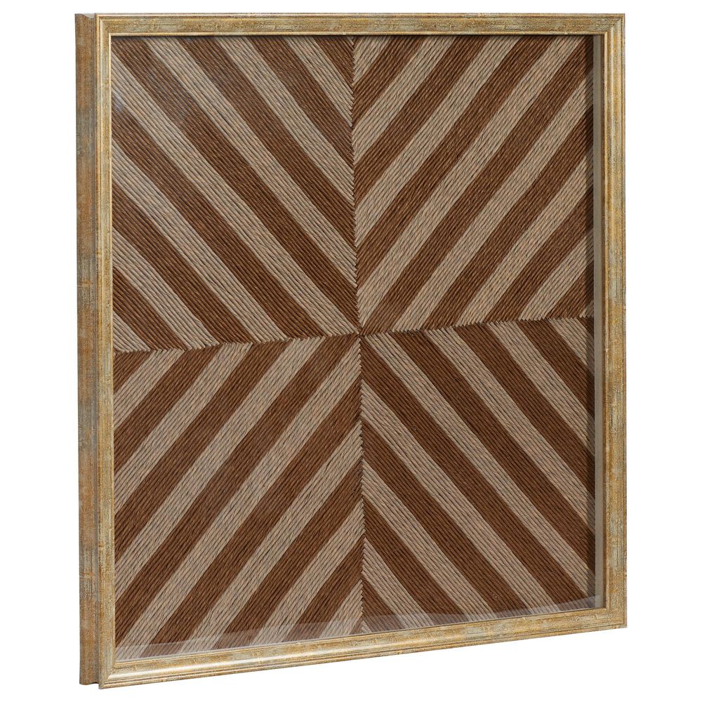 Maple and Jade 24" x 24" Wall Decor in Beige and Golden Brown, , large
