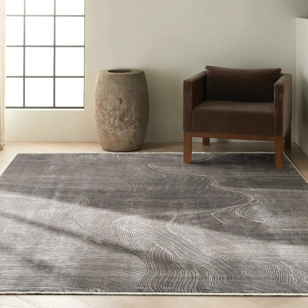 Nourison Balian 5&#39;3&quot; x 7&#39;3&quot; Grey Area Rug, , large