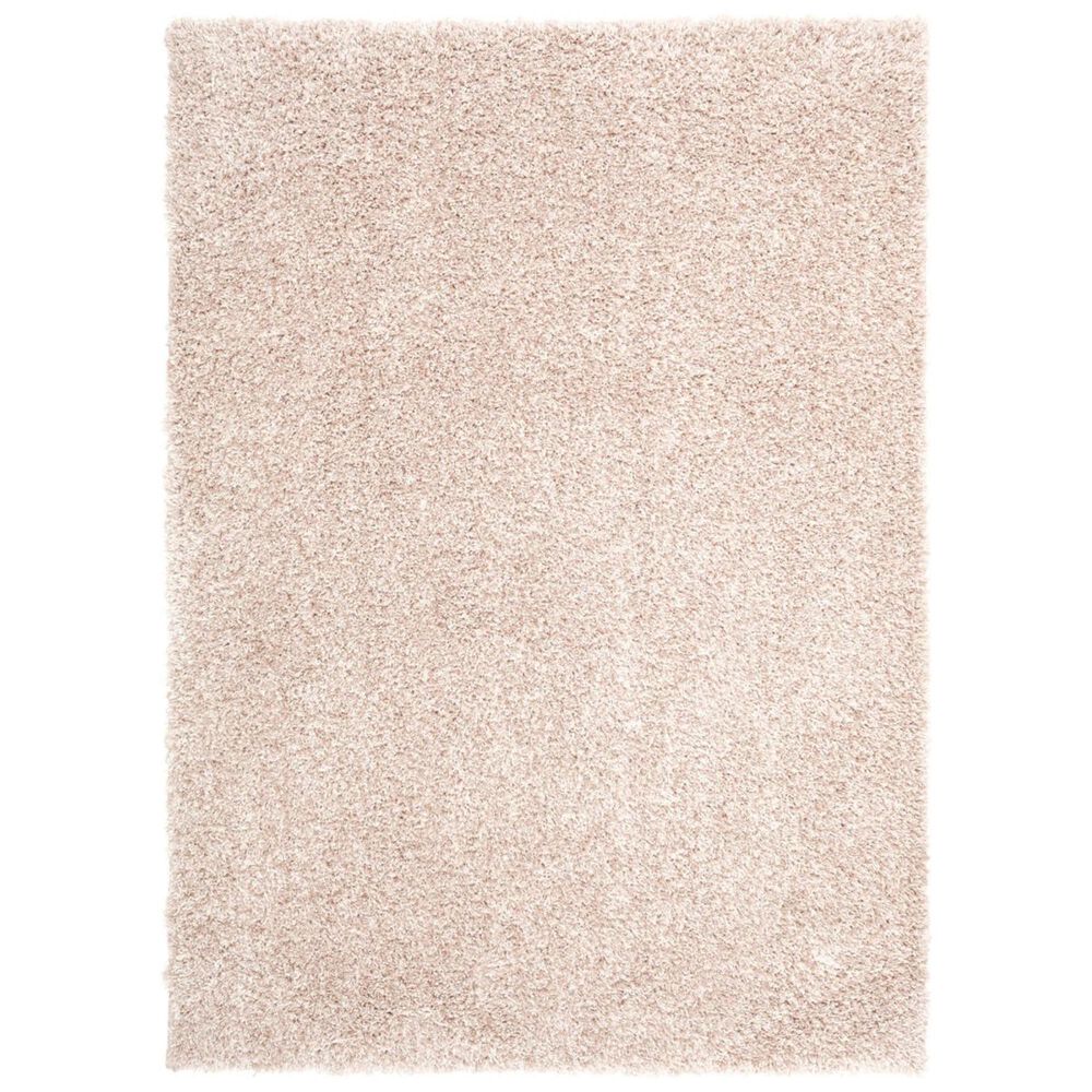 Central Oriental Geneva Shag 5" x 7" Buff and Parchment Area Rug, , large