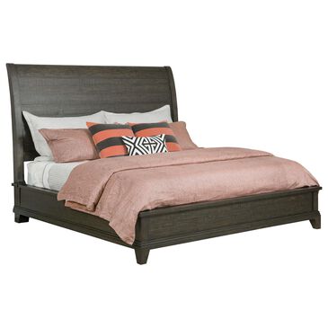 Kincaid Plank Road Eastburn California King Sleigh Bed in Charcoal, , large