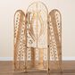 Baxton Studio Nadra Rattan Room Divider in Natural Brown, , large